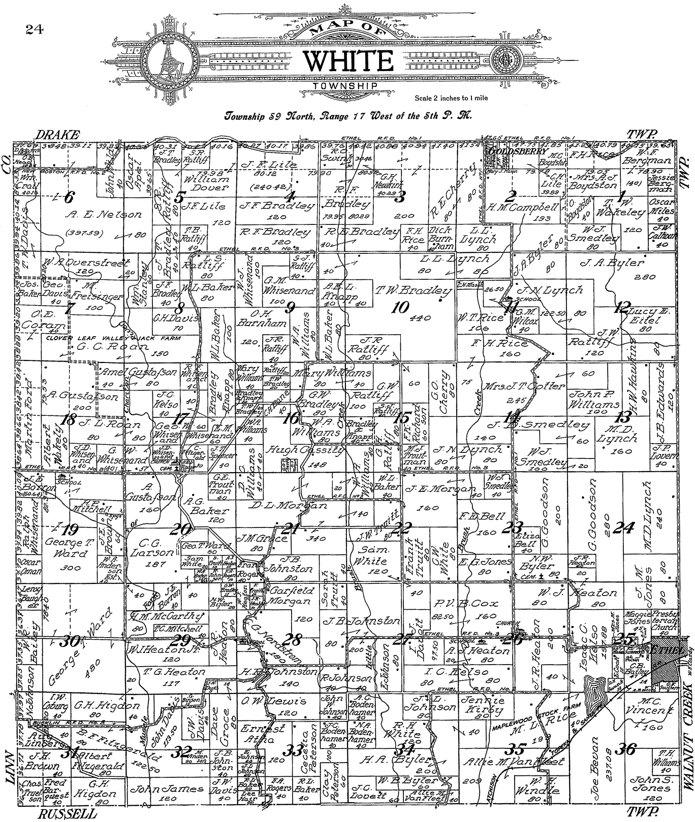 WHITE TOWNSHIP PLAT MAP